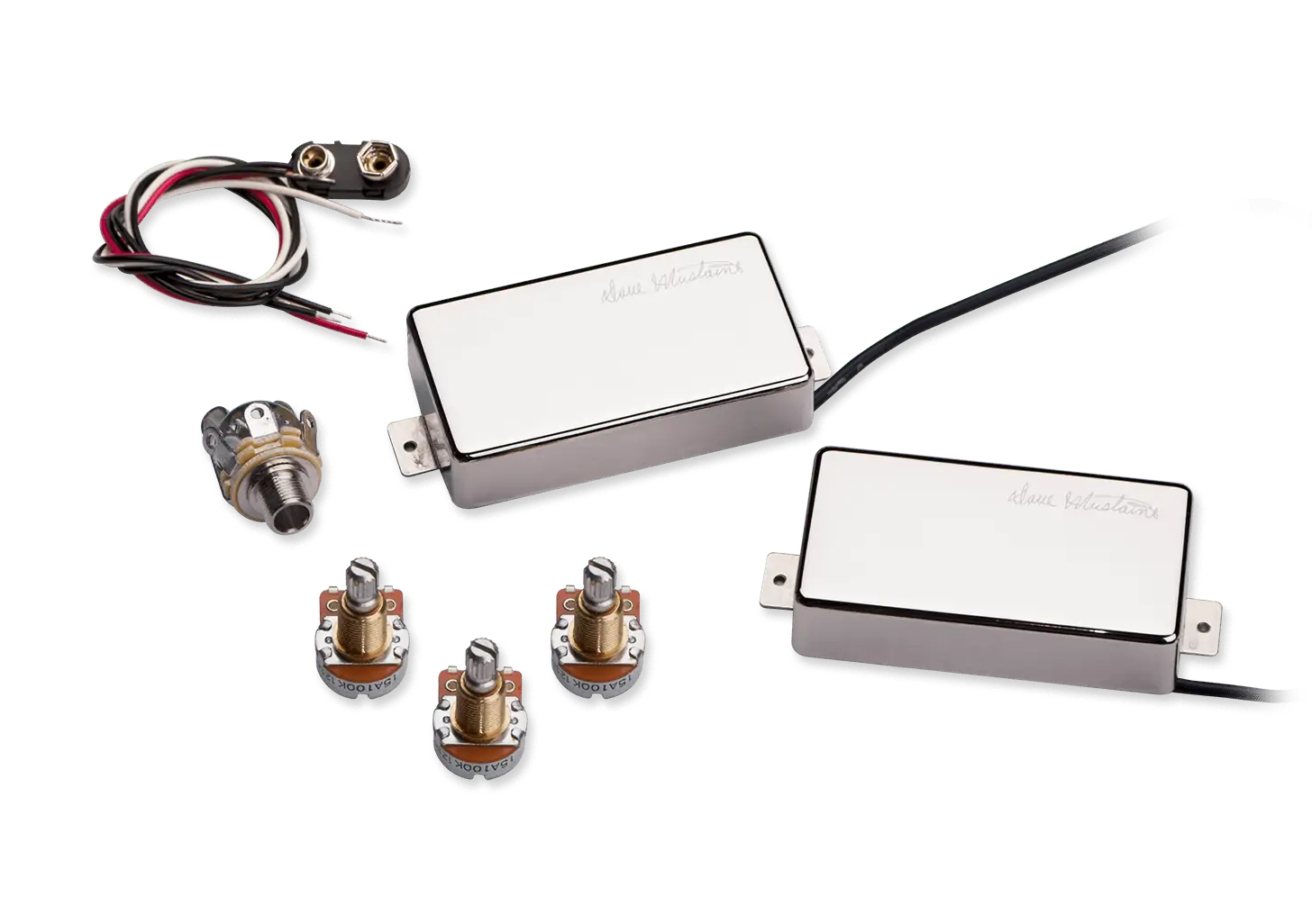 Dave Mustaine Signature Livewire Active Humbucker Set - Nickel – Dave's  Guitar Shop