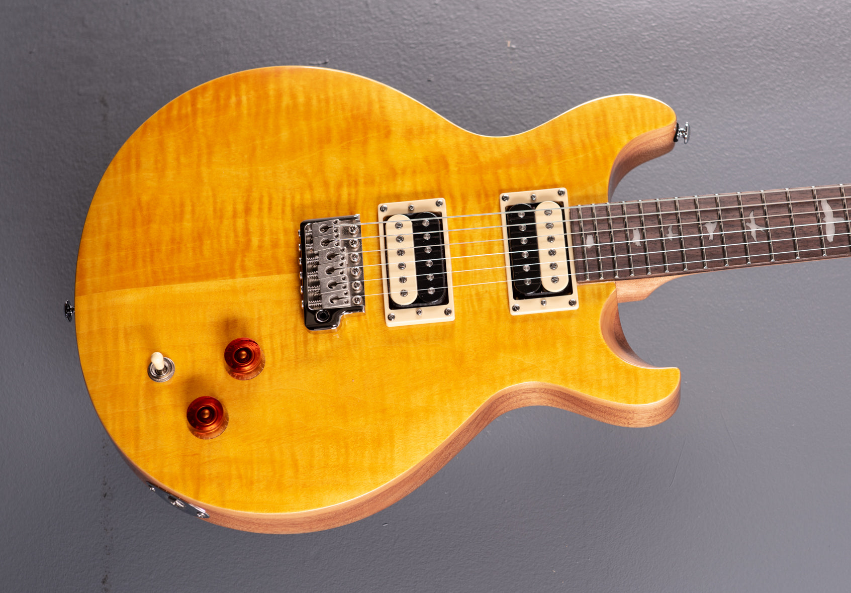 PRS Paul Reed Smith SE Carlos Santana Electric Guitar with Gig Bag - Yellow