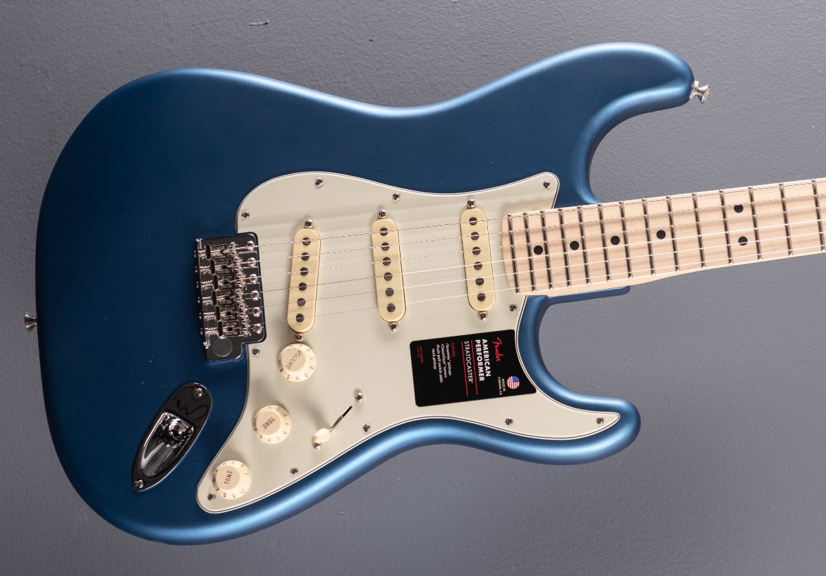 American Performer Stratocaster - Satin Lake Placid Blue – Dave's