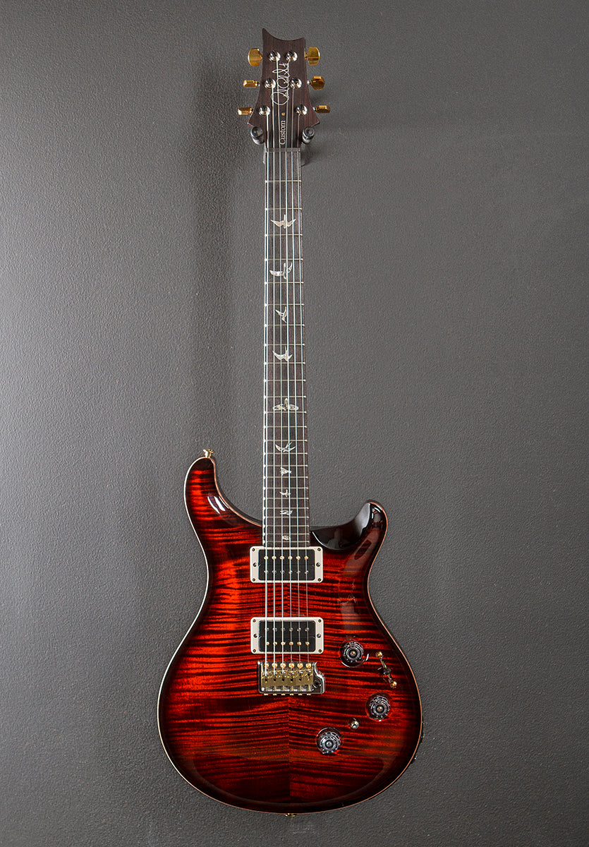 Custom 24 Piezo 10 Top - Fire Red Burst