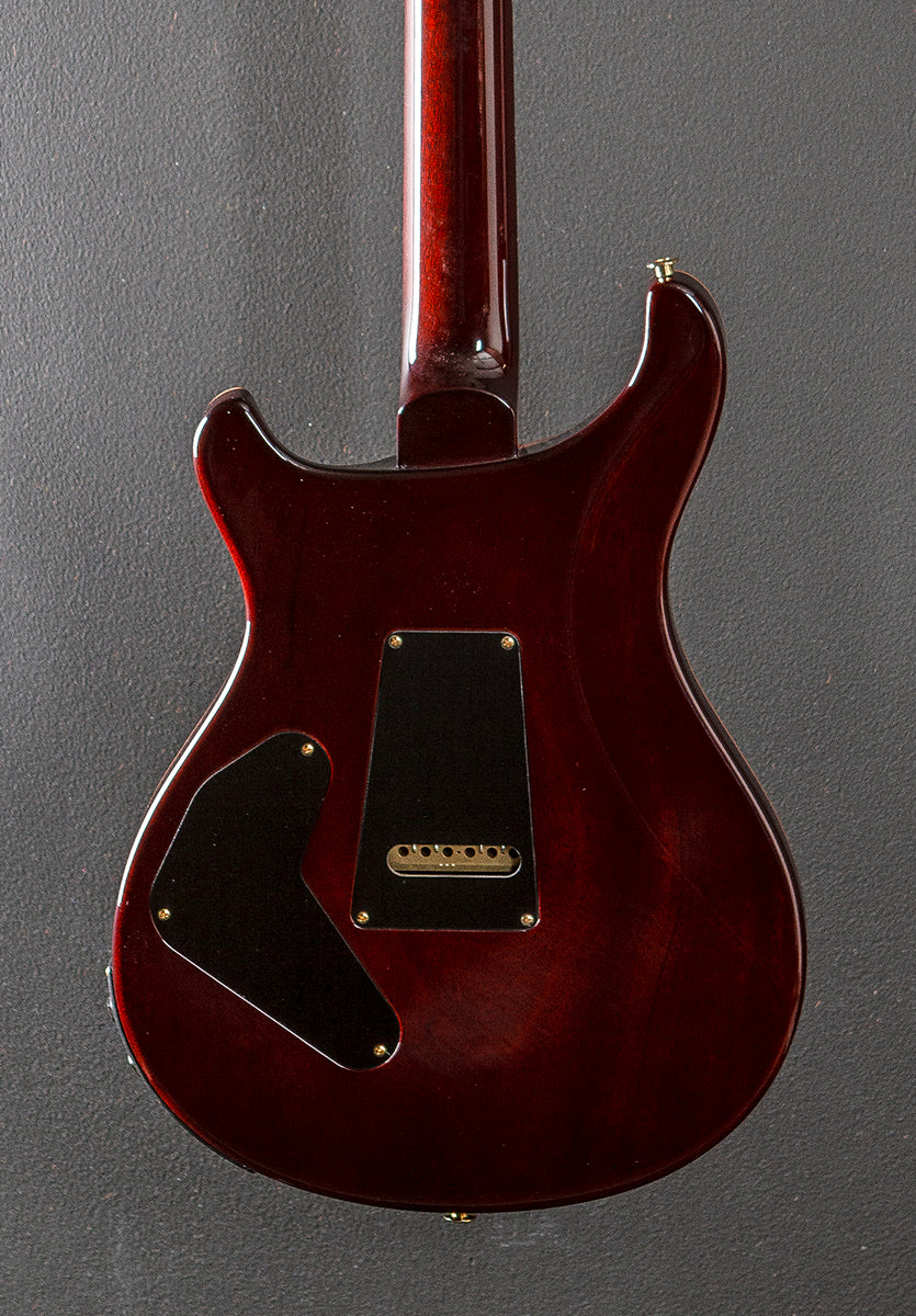 Custom 24 Piezo 10 Top - Fire Red Burst