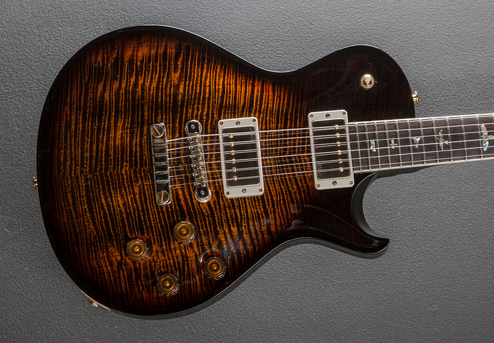 McCarty 594 Singlecut 10 Top - Black Gold Burst Wraparound