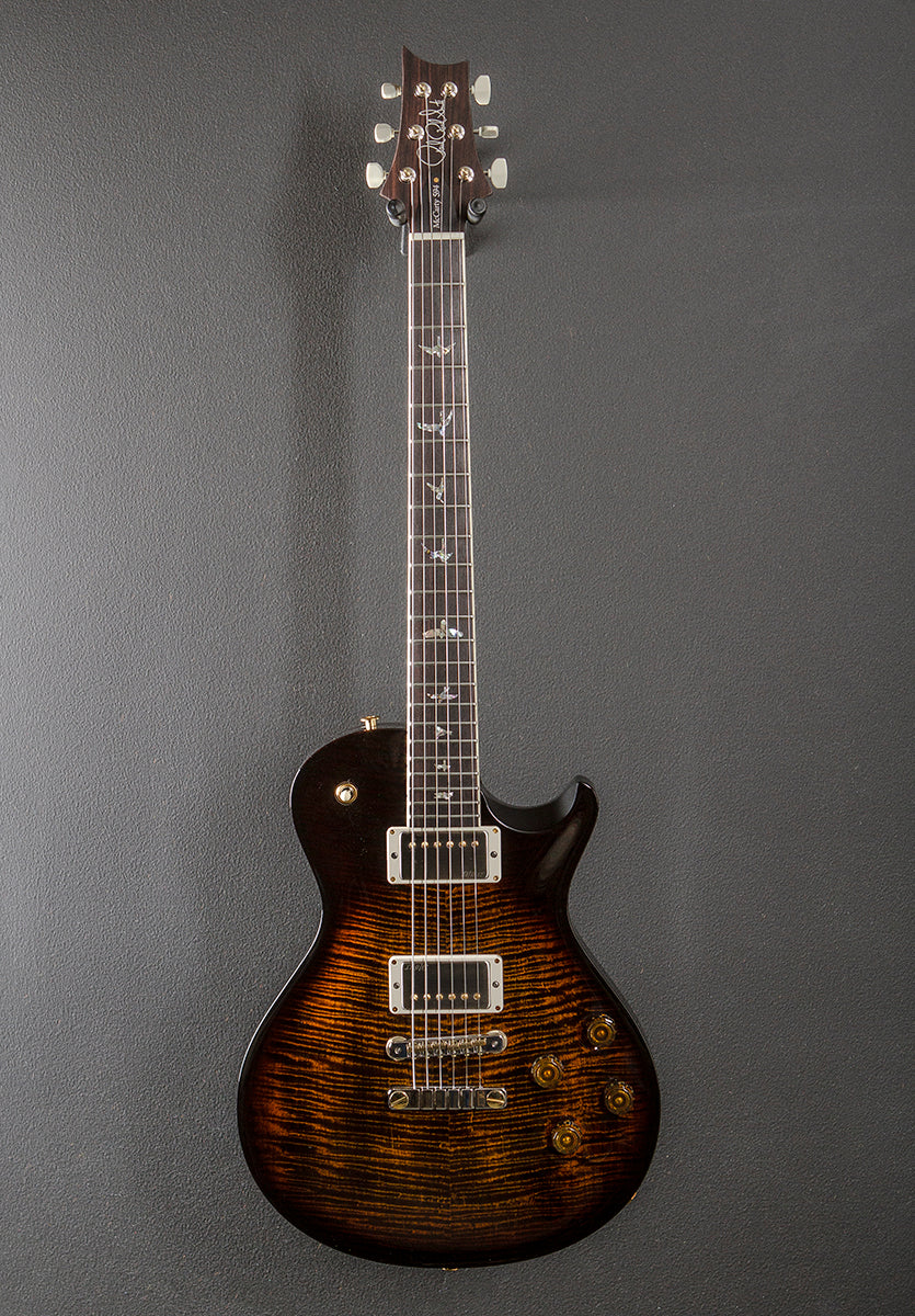 McCarty 594 Singlecut 10 Top - Black Gold Burst Wraparound