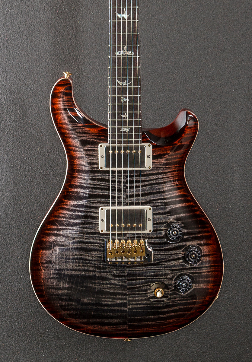 DGT (David Grissom Trem) 10 Top - Charcoal Cherry Burst w/Birds