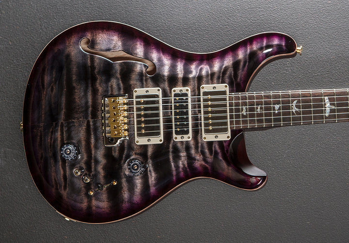 Special Semi-Hollow Wood Library Limited - Charcoal Purple Burst w/Swamp Ash