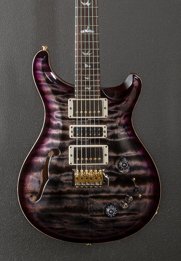 Special Semi-Hollow Wood Library Limited - Charcoal Purple Burst w/Swamp Ash