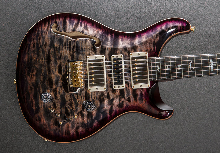 Special Semi-Hollow Wood Library Limited - Charcoal Purple Burst w/Korina