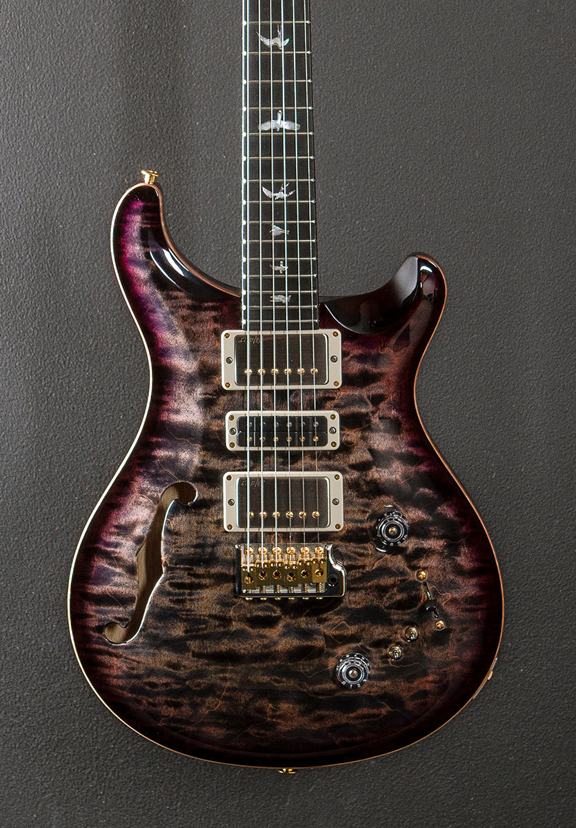 Special Semi-Hollow Wood Library Limited - Charcoal Purple Burst w/Korina