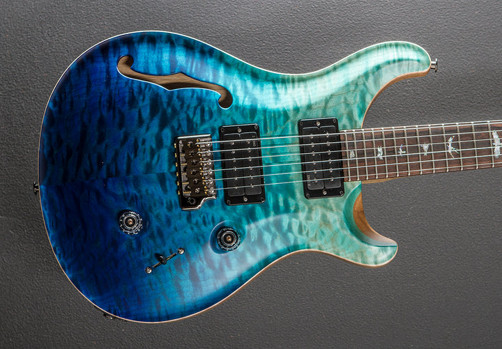 Custom 24 Semi-Hollow Wood Library Limited - Blue Fade w/Korina