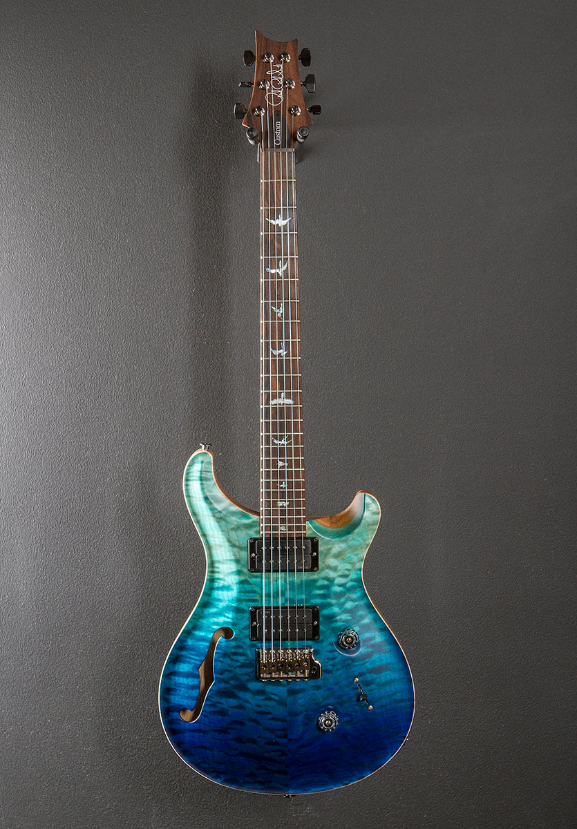 Custom 24 Semi-Hollow Wood Library Limited - Blue Fade w/Korina