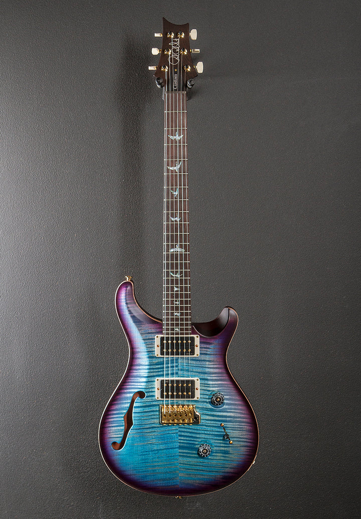 Custom 24 Semi-Hollow Wood Library Limited - Aquableux Purple Burst w/Brazilian