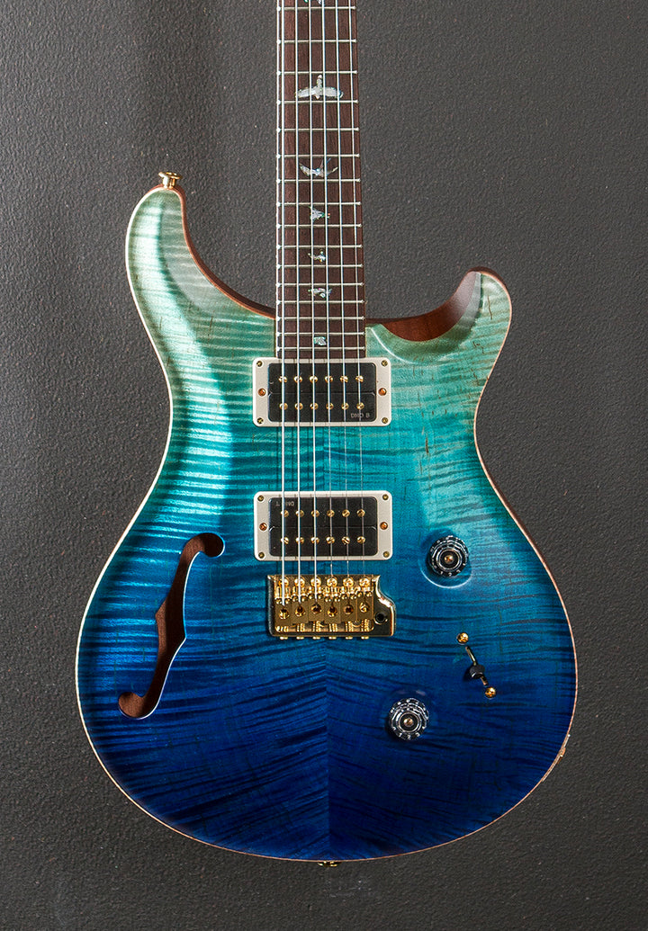 Custom 24 Semi-Hollow Wood Library Limited - Blue Fade w/Brazilian