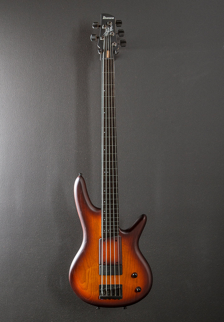 Gary Willis GWB205 5 String Fretless Bass - Tequila Sunrise Flat