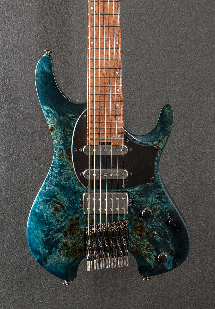 Q547PB 7 String - Cosmic Blue Low Gloss