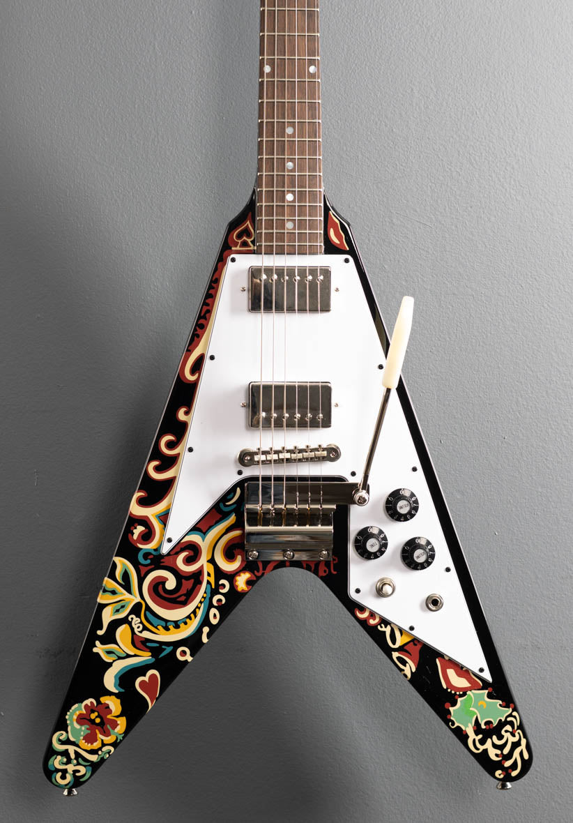 Jimi Hendrix "Love Drops" Flying V - Ebony