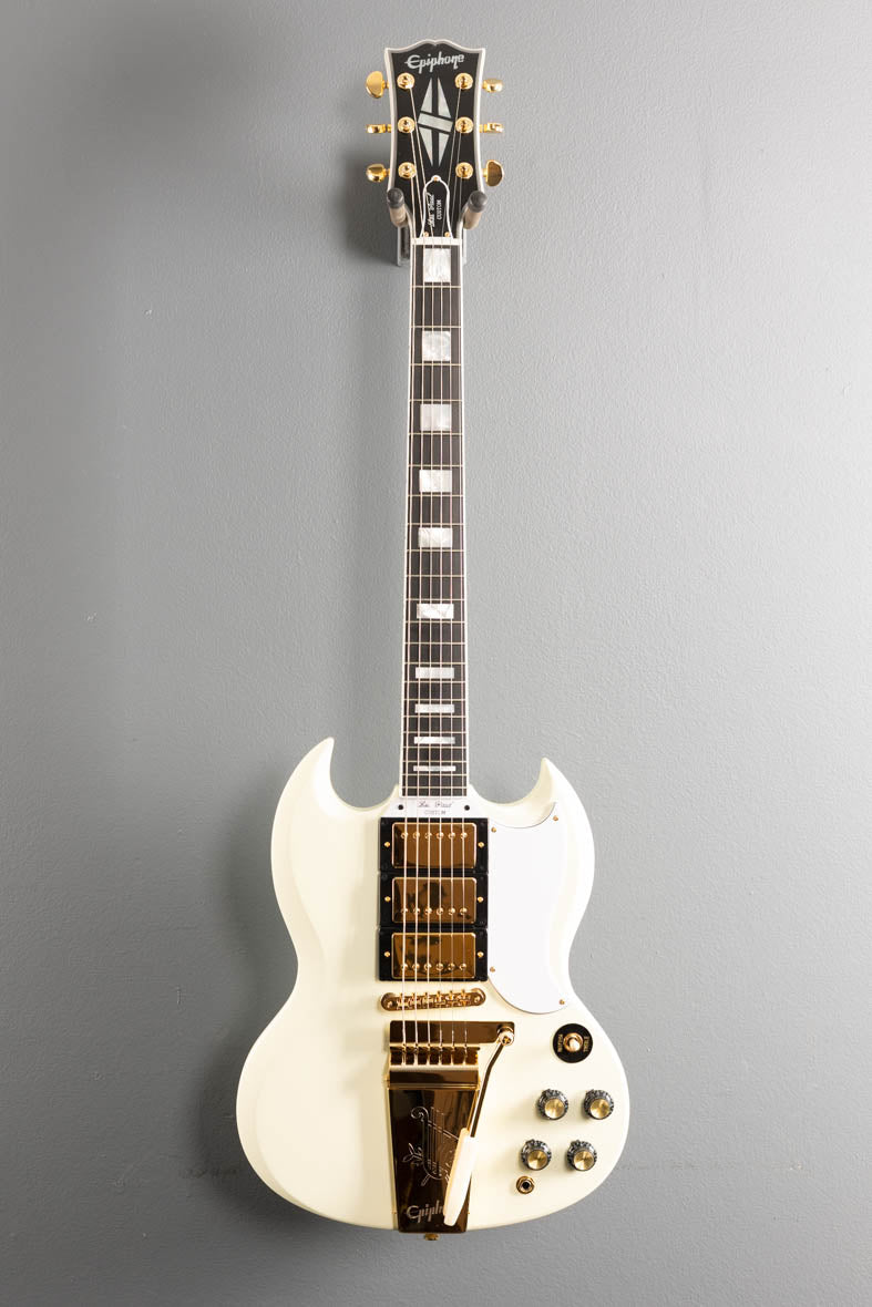 1963 Les Paul SG Custom w/Maestro Vibrola - Classic White