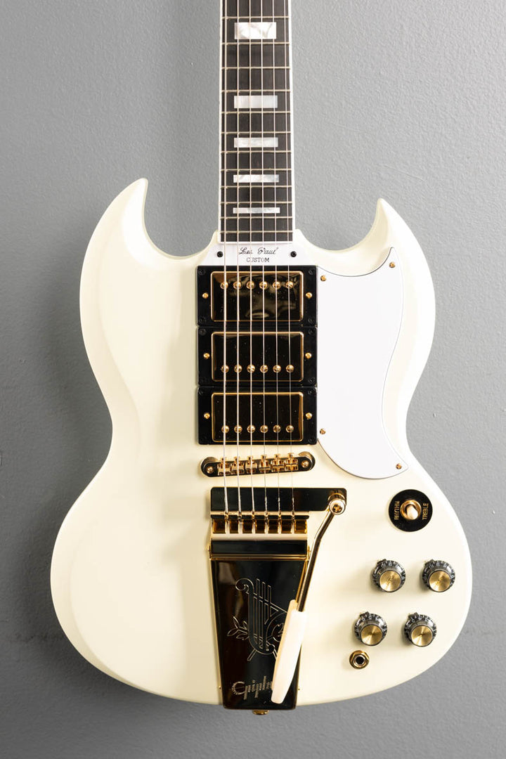 1963 Les Paul SG Custom w/Maestro Vibrola - Classic White