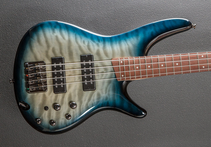 SR400EQM Bass - Stained Cosmic Blue Starburst