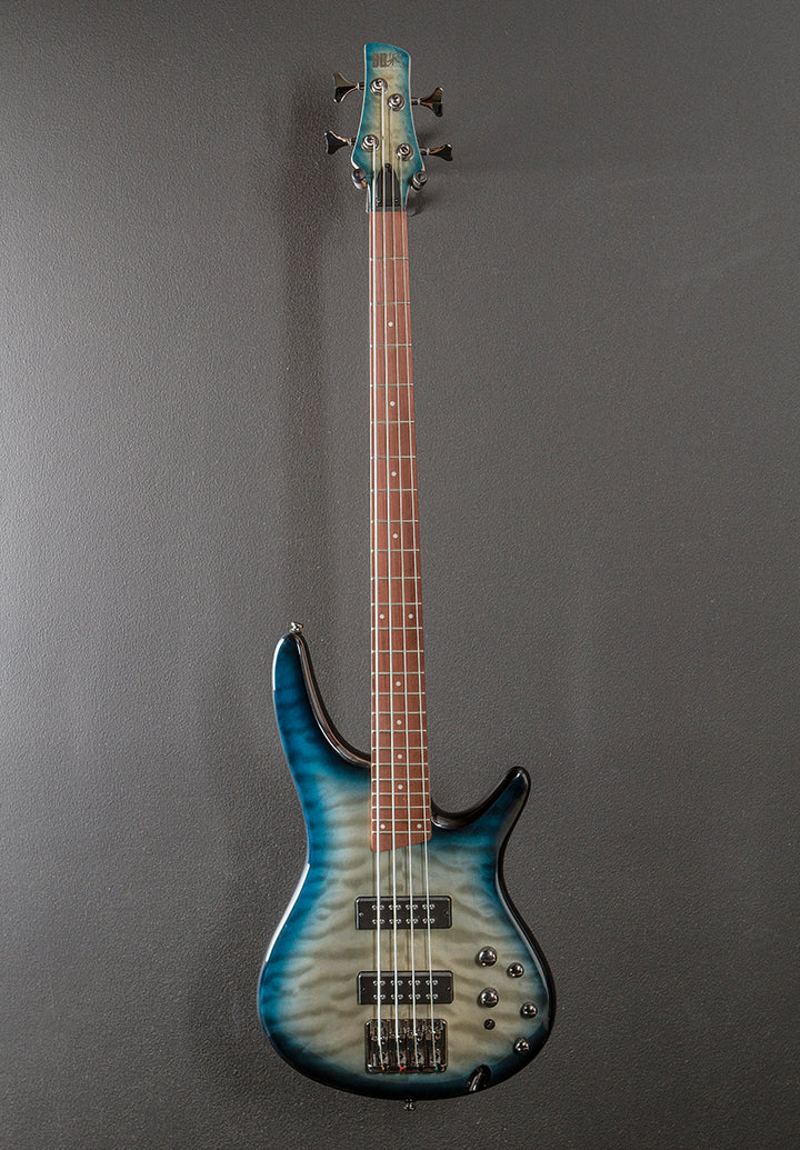 SR400EQM Bass - Stained Cosmic Blue Starburst