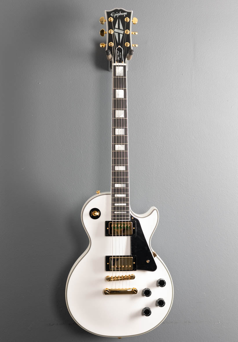 "Inspired by Gibson Custom" Les Paul Custom - Alpine White