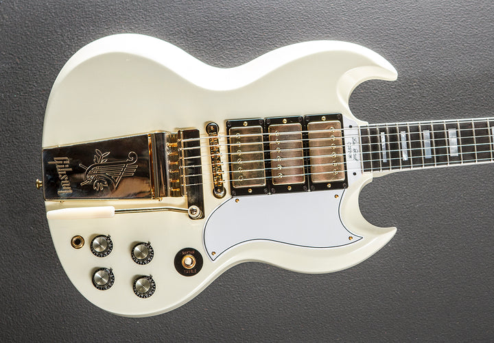 1963 Les Paul SG Custom Reissue w/Maestro Vibrola - Classic White