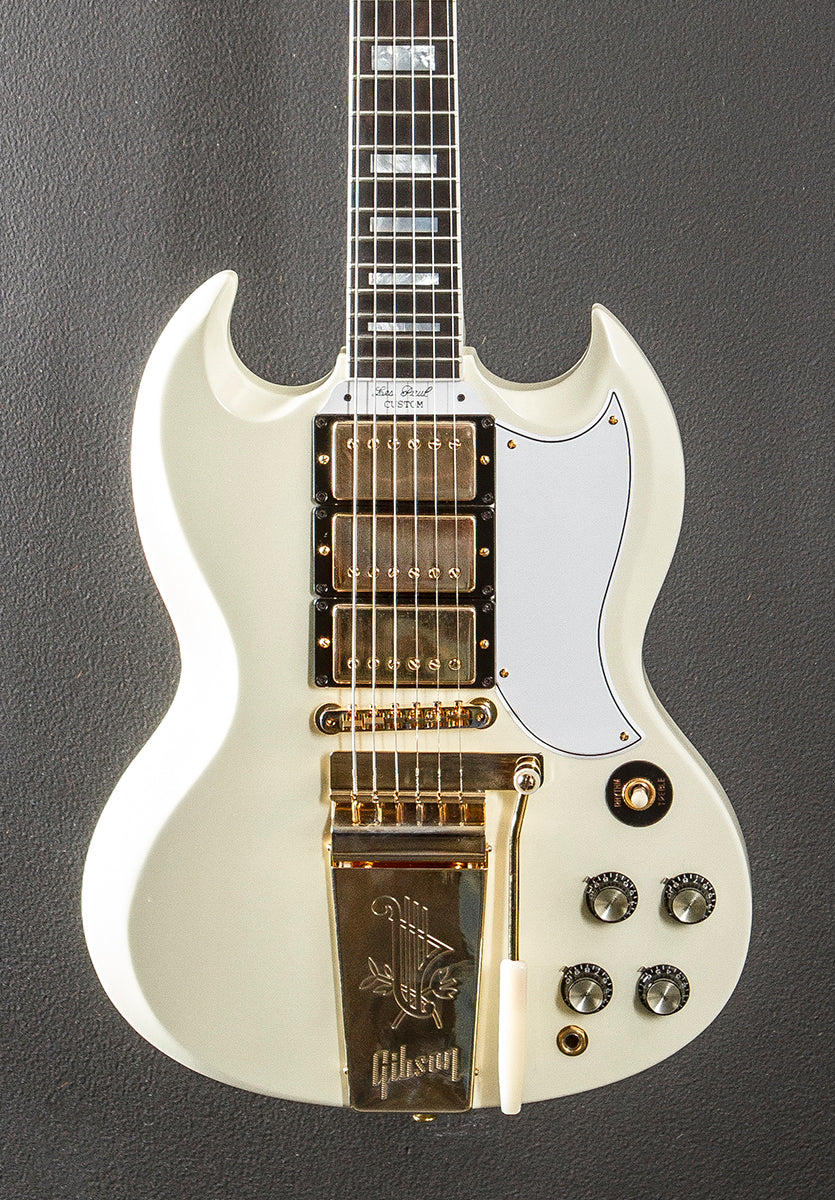 1963 Les Paul SG Custom Reissue w/Maestro Vibrola - Classic White