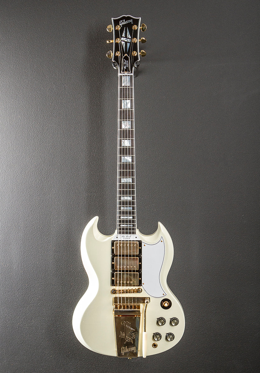 1963 Les Paul SG Custom Reissue w/Maestro Vibrola - Classic White