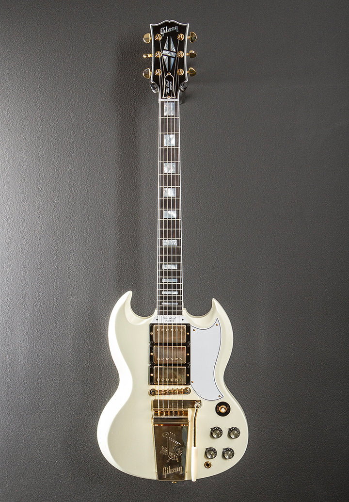 1963 Les Paul SG Custom Reissue w/Maestro Vibrola - Classic White