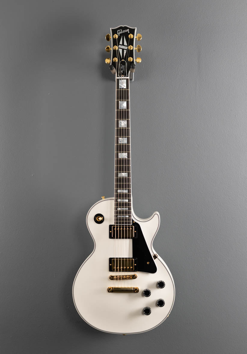 Les Paul Custom w/Ebony Fingerboard Gloss - Alpine White – Dave's Guitar  Shop