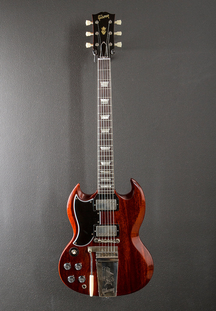 1964 SG Standard Reissue w/Maestro Vibrola Left Hand - VOS Cherry Red