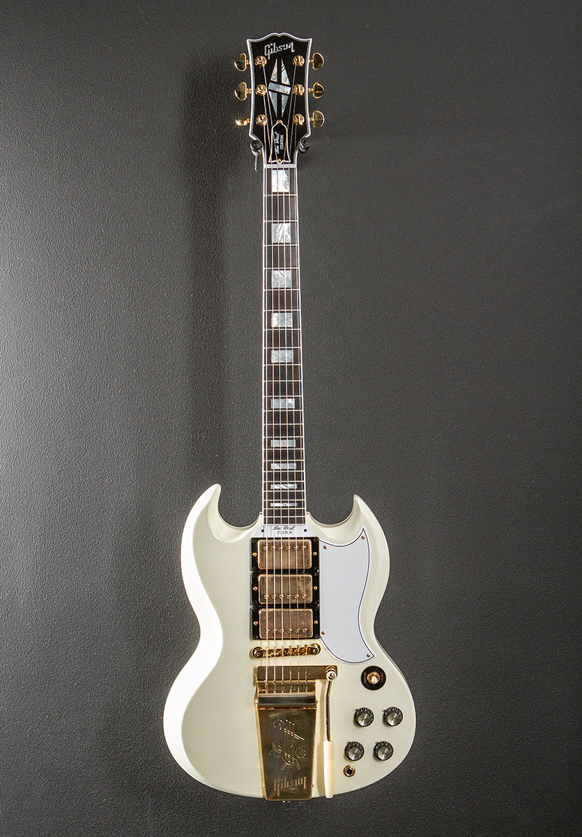 1963 Les Paul SG Custom Reissue w/Maestro Vibrola - Classic White