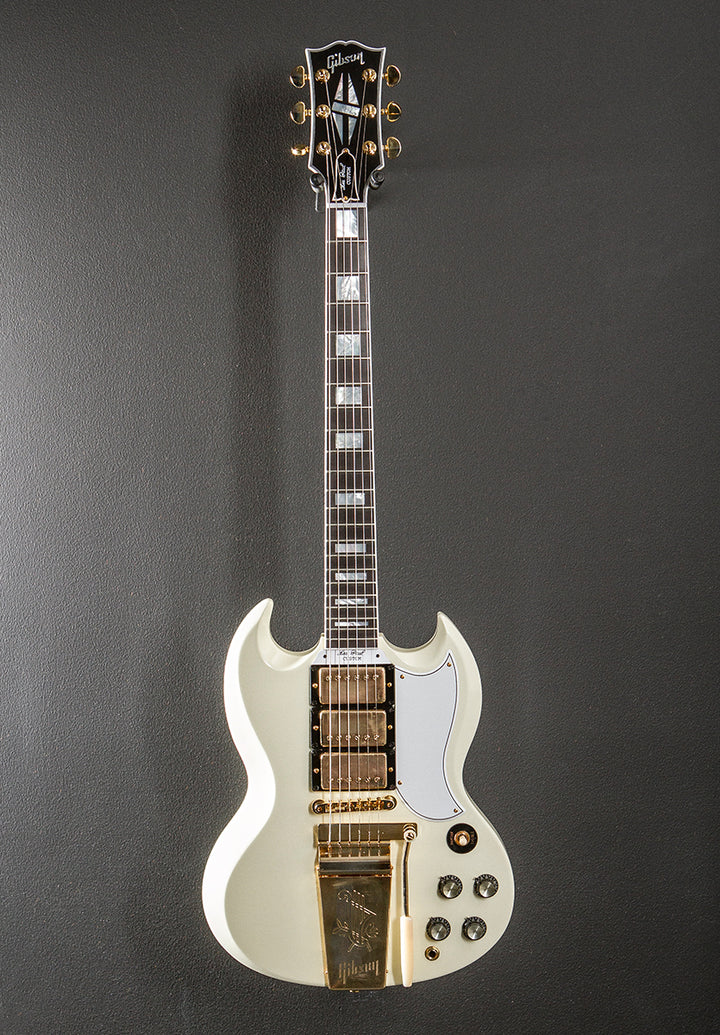 1963 Les Paul SG Custom Reissue w/Maestro Vibrola - Classic White