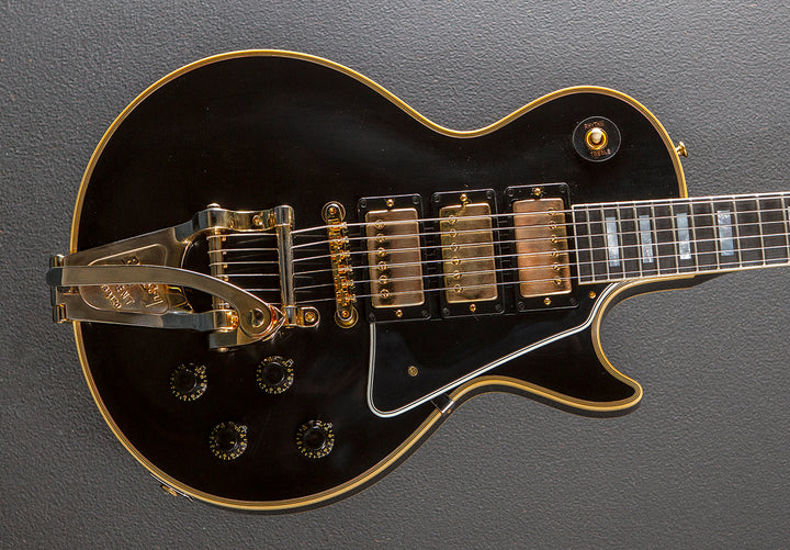 1957 Les Paul Custom Reissue - VOS Ebony 3 Pickup w/Bigsby