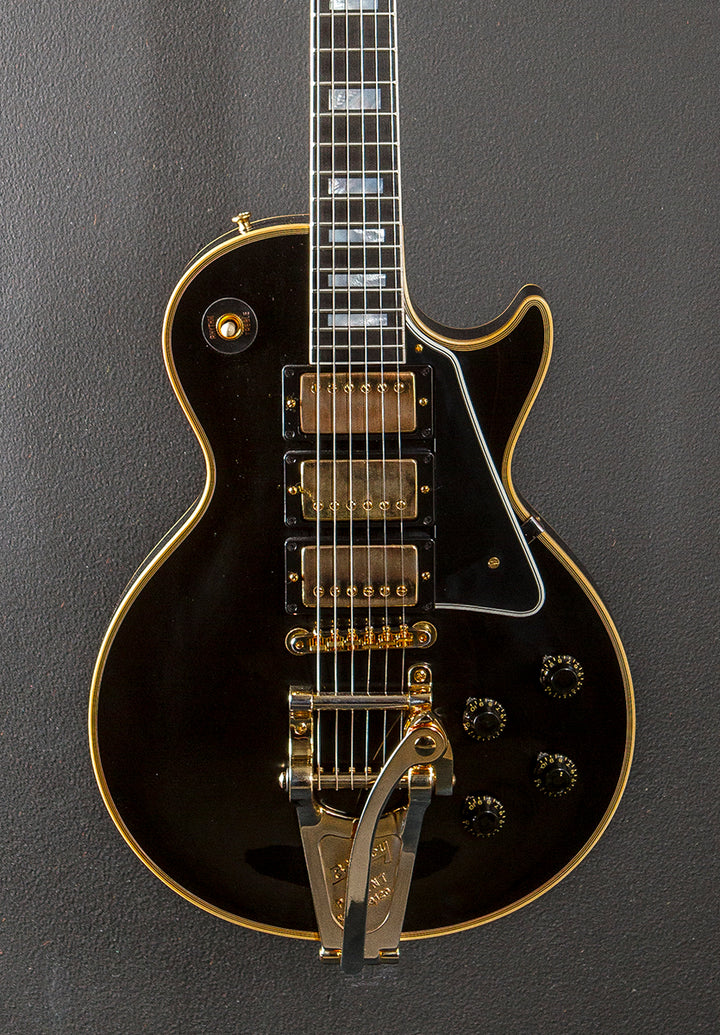 1957 Les Paul Custom Reissue - VOS Ebony 3 Pickup w/Bigsby