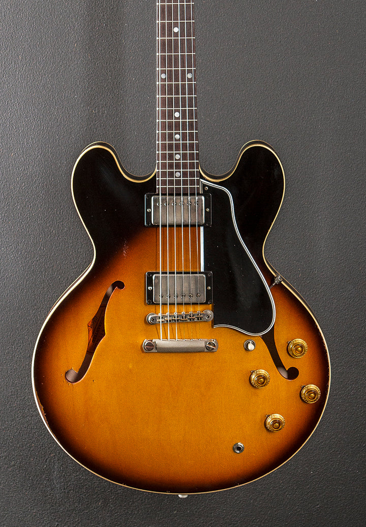 1958 ES-335 Reissue Murphy Lab Heavy Aged - Faded Tobacco Burst