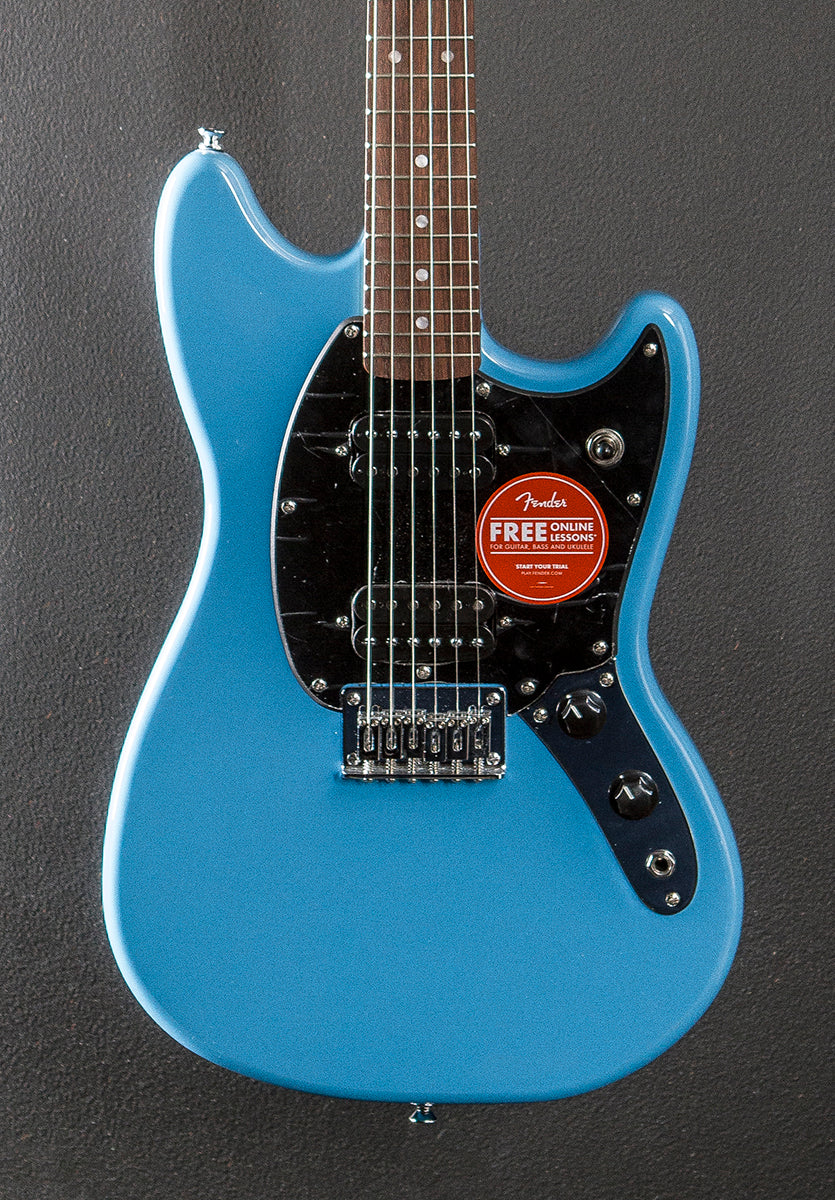 Sonic Mustang HH - California Blue w/Indian Laurel