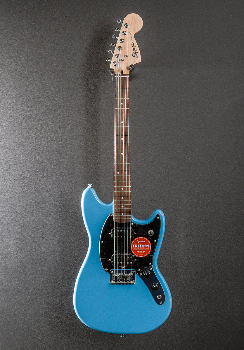 Sonic Mustang HH - California Blue w/Indian Laurel