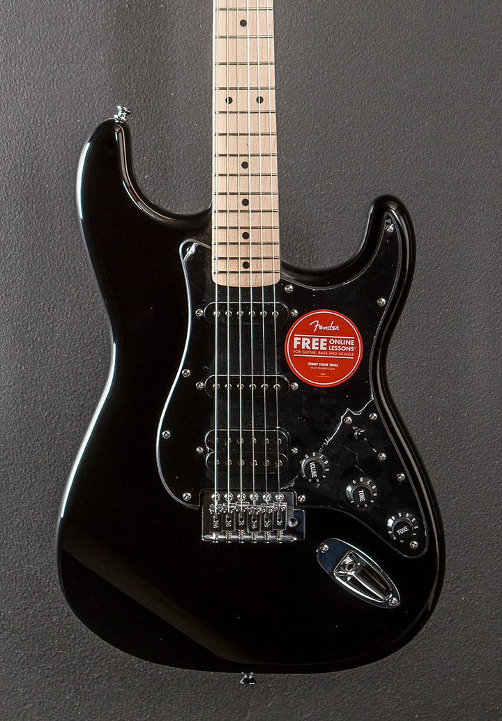 Sonic Stratocaster HSS - Black w/Maple