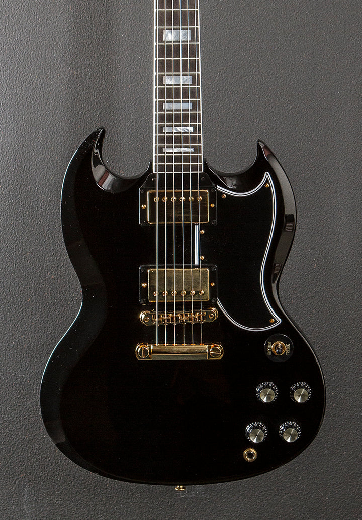 SG Custom 2-Pickup w/Ebony Fingerboard Gloss – Ebony