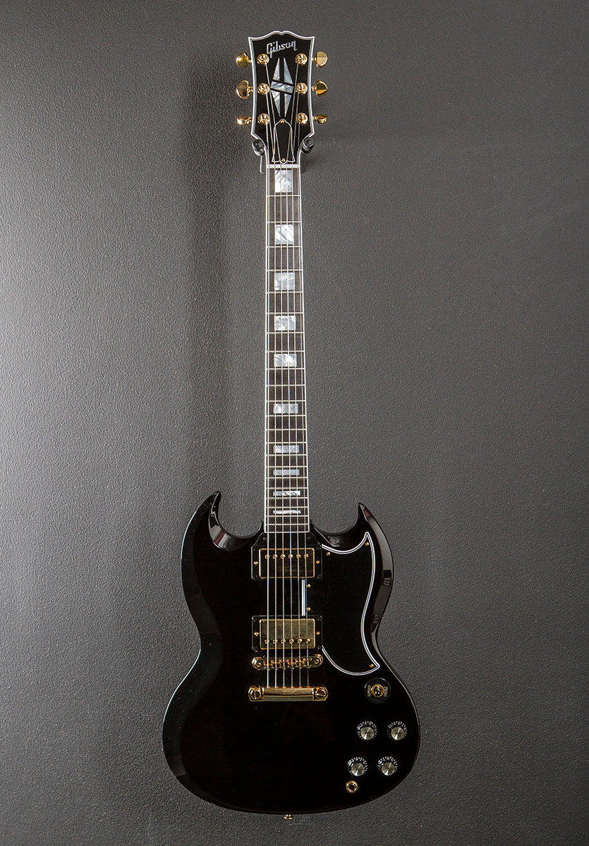 SG Custom 2-Pickup w/Ebony Fingerboard Gloss – Ebony