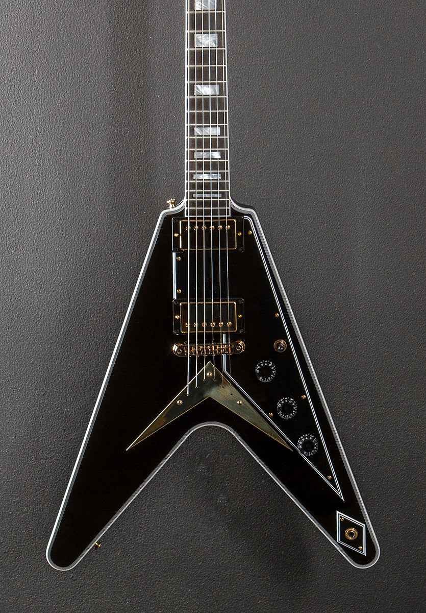 Flying V Custom w/Ebony Fingerboard Gloss - Ebony