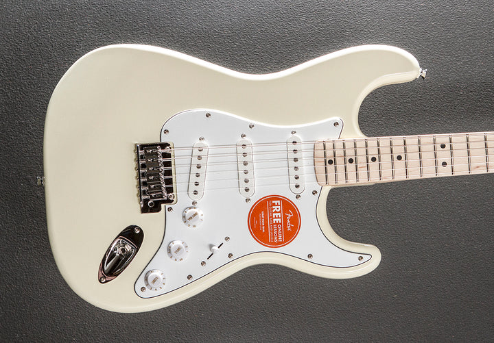 Affinity Series Stratocaster - Olympic White w/Maple