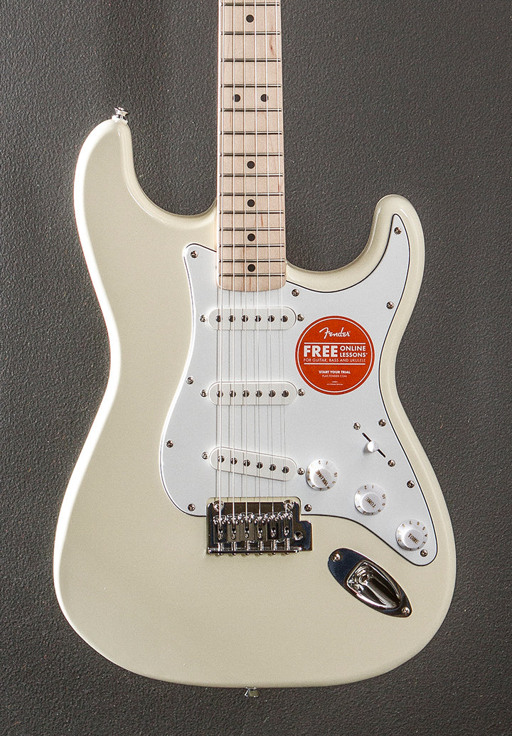 Affinity Series Stratocaster - Olympic White w/Maple