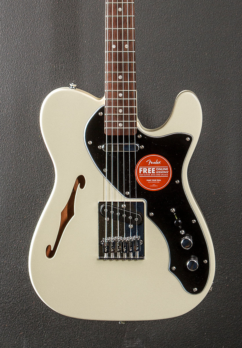 Affinity Series Telecaster Thinline - Olympic White w/Indian Laurel