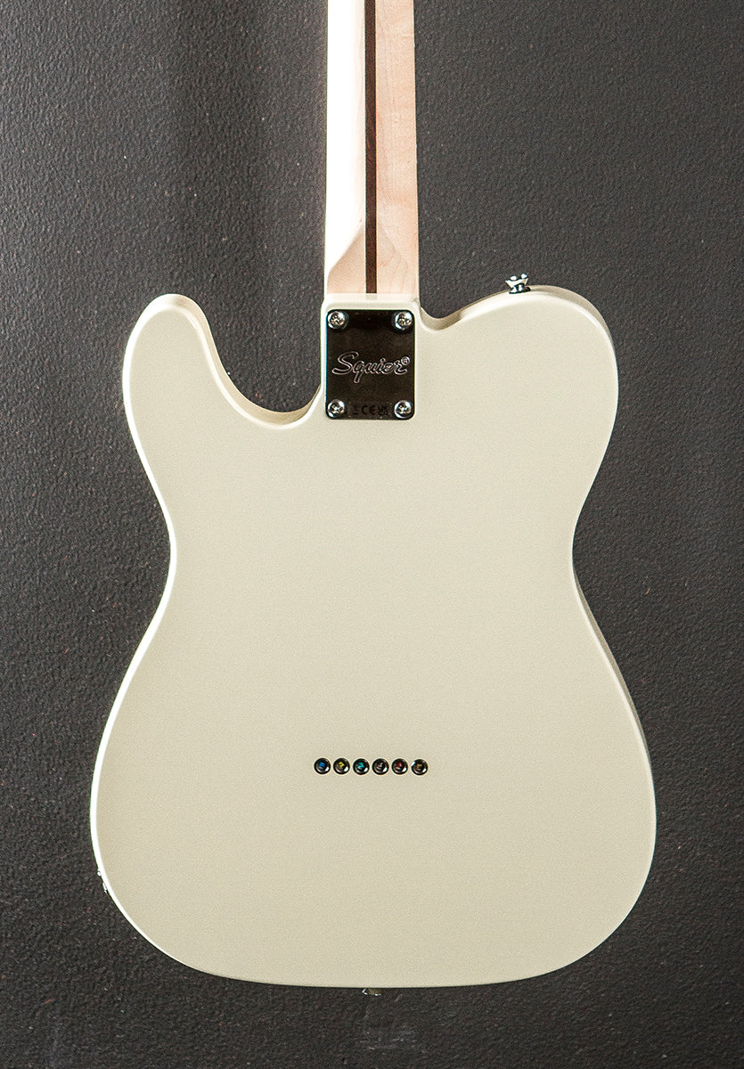 Affinity Series Telecaster Thinline - Olympic White w/Indian Laurel