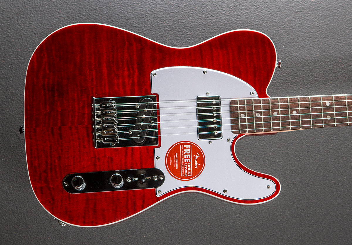 Affinity Series Telecaster FMT SH - Crimson Red Transparent w/Indian Laurel