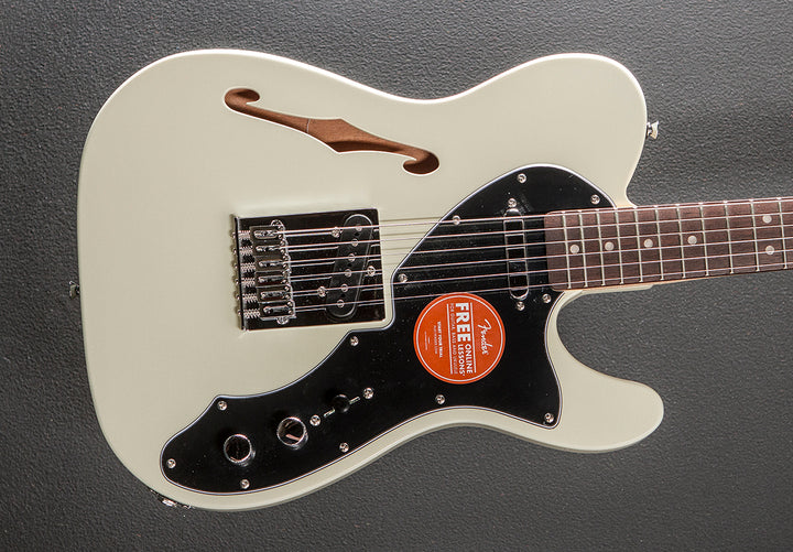 Affinity Series Telecaster Thinline - Olympic White w/Indian Laurel