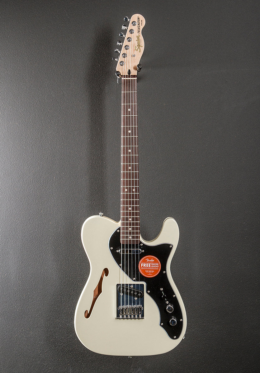 Affinity Series Telecaster Thinline - Olympic White w/Indian Laurel