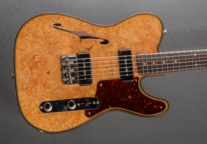 Artisan Dual P-90 Maple Burl  Tele