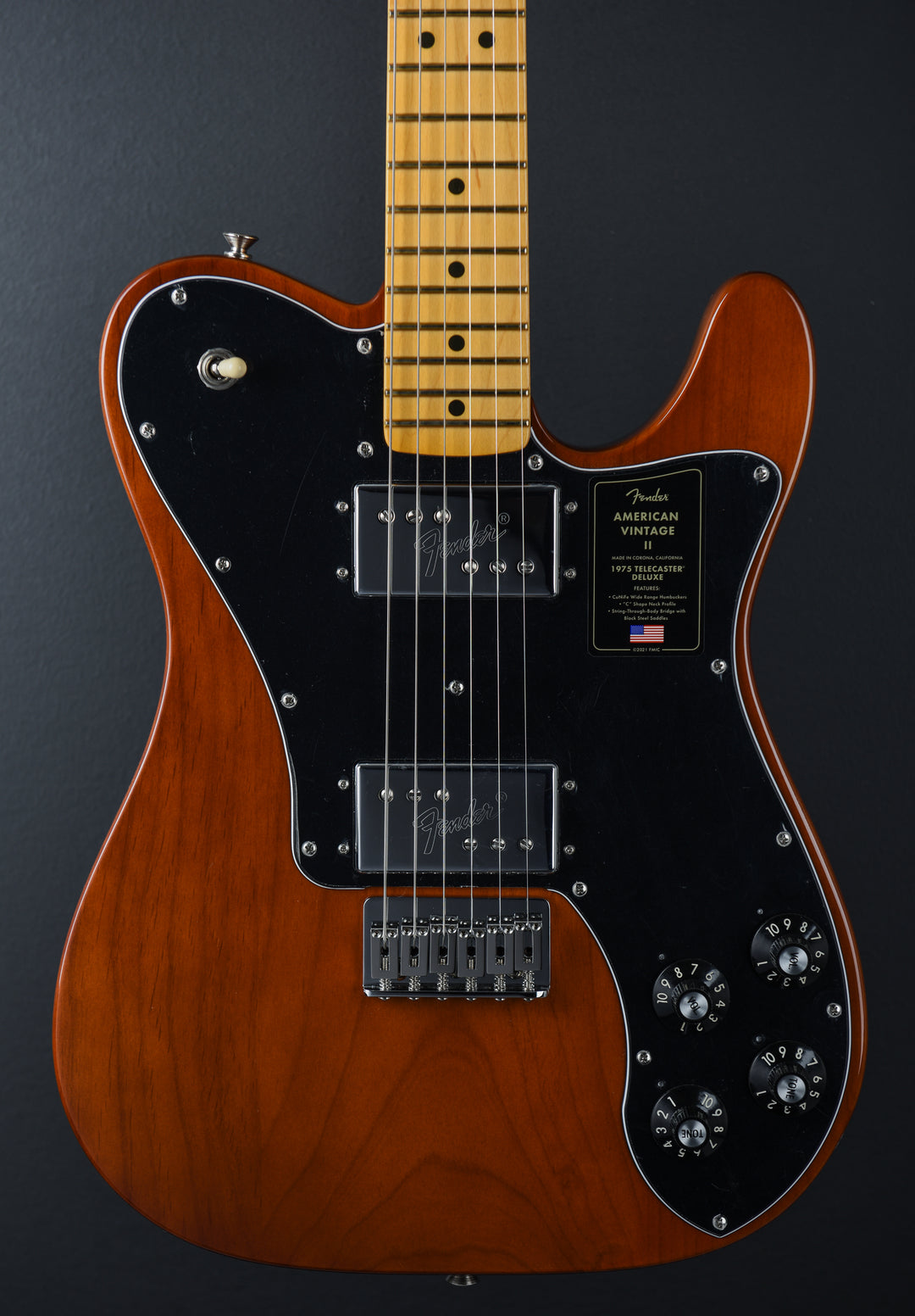 American Vintage II 1975 Telecaster Deluxe - Mocha